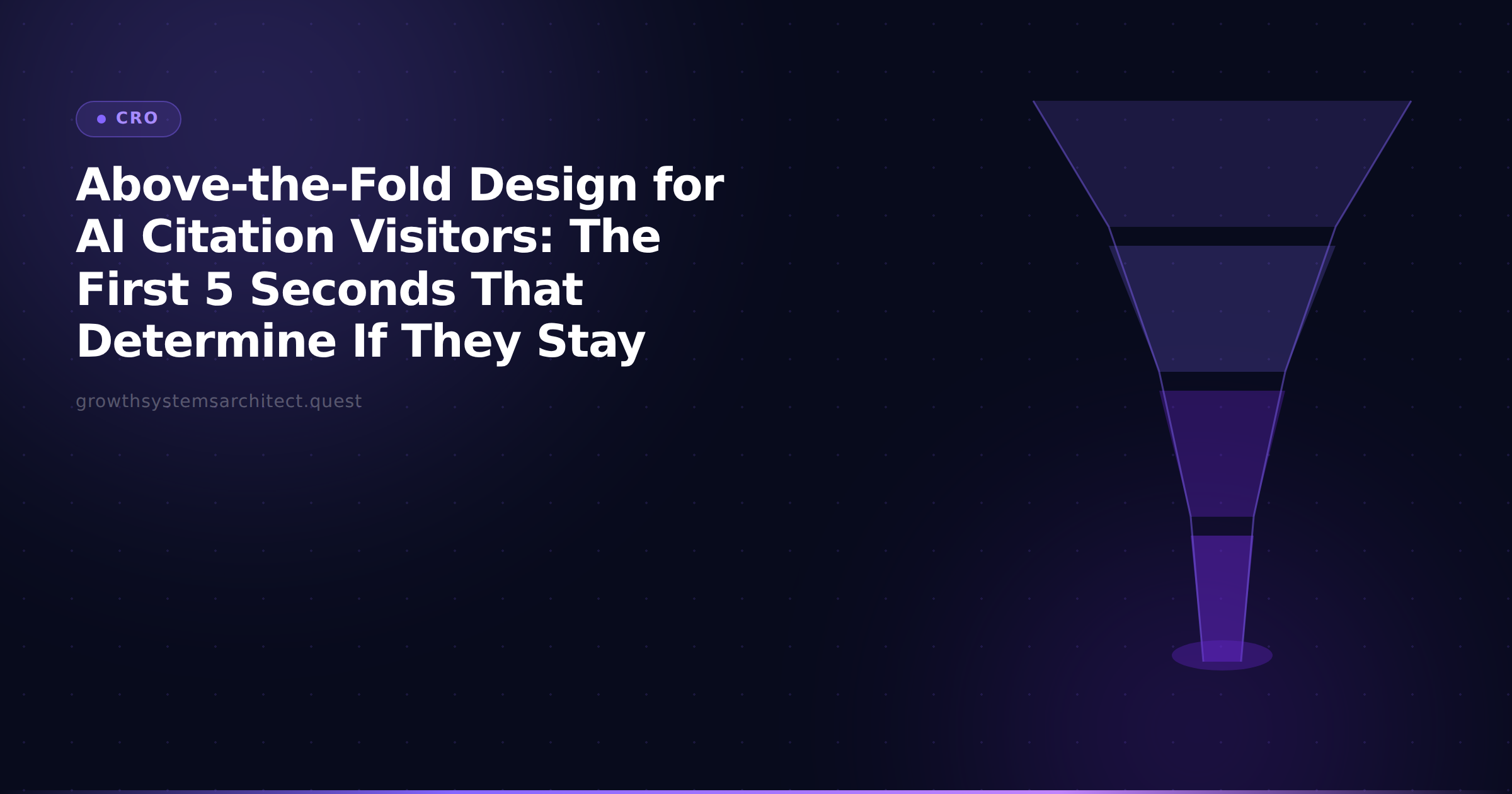 Above-the-Fold Design for AI Citation Visitors: The First 5 Seconds That Determine If They Stay