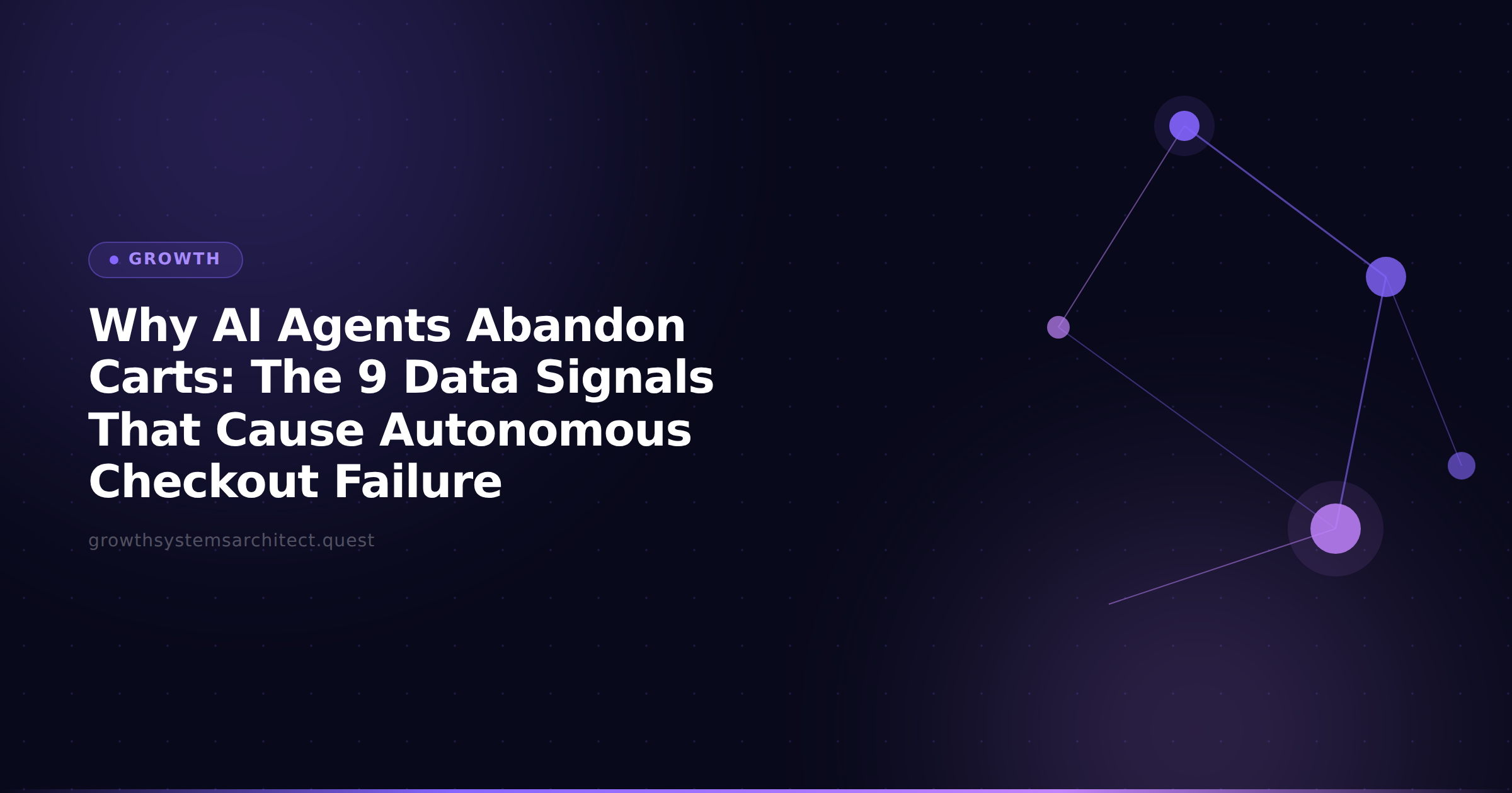 Why AI Agents Abandon Carts: The 9 Data Signals That Cause Autonomous Checkout Failure