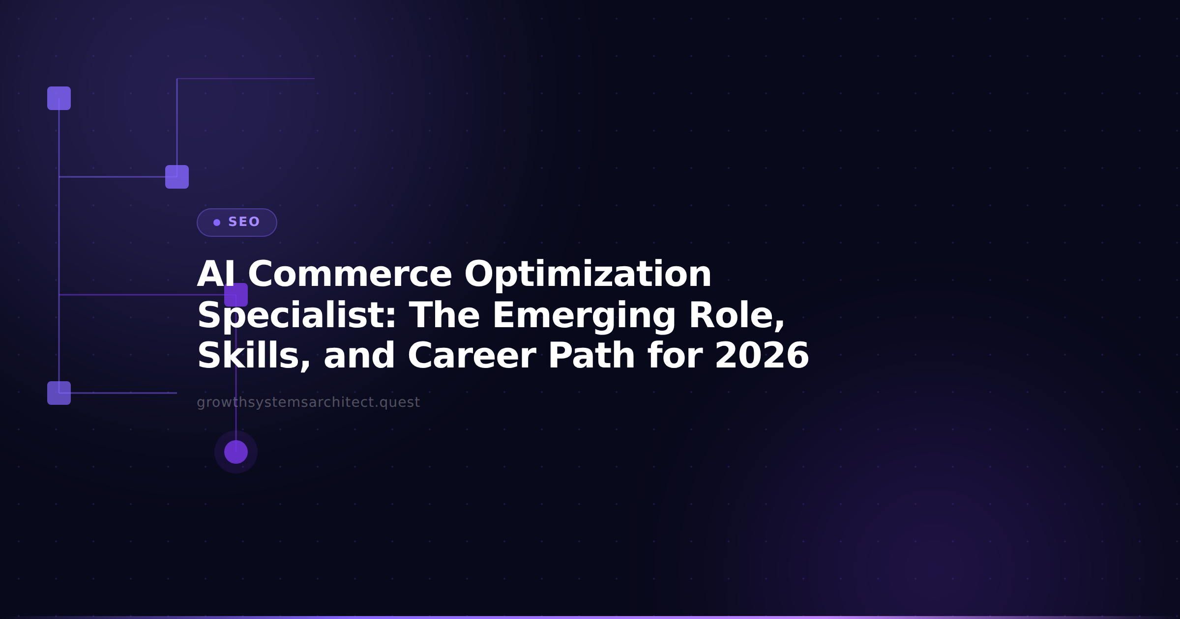 AI Commerce Optimization Specialist: The Emerging Role, Skills, and Career Path for 2026