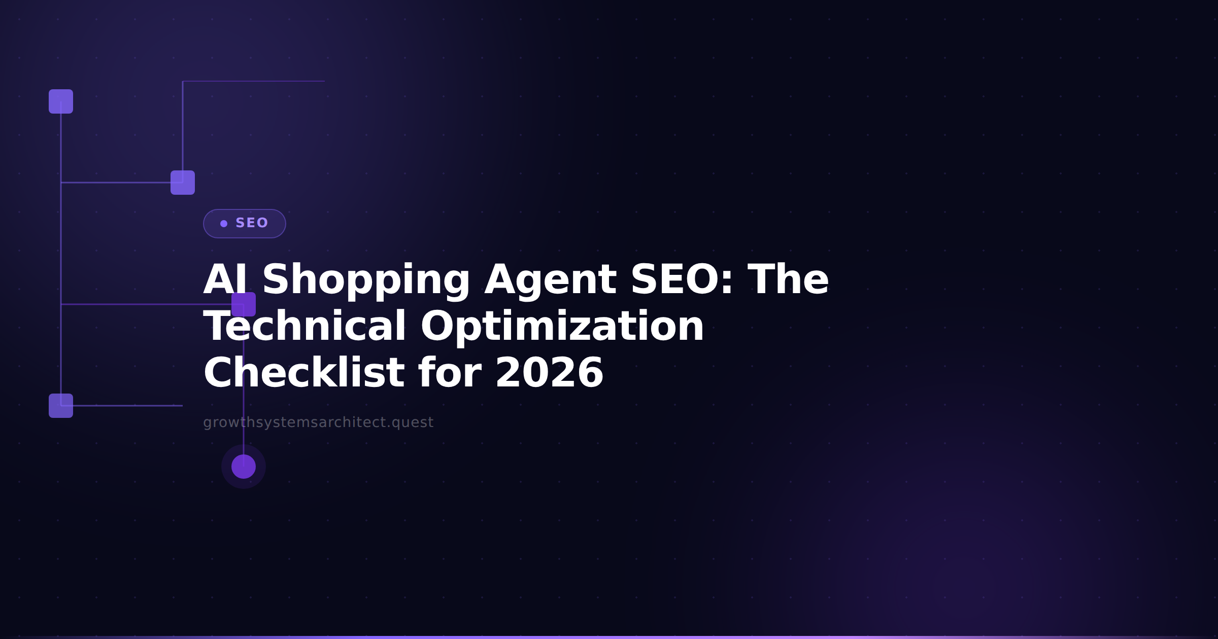 AI Shopping Agent SEO: The Technical Optimization Checklist for 2026