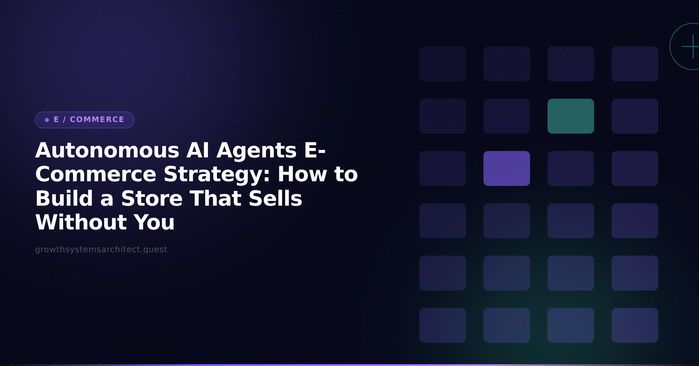 Autonomous AI Agents E-Commerce Strategy: How to Build a Store That Sells Without You