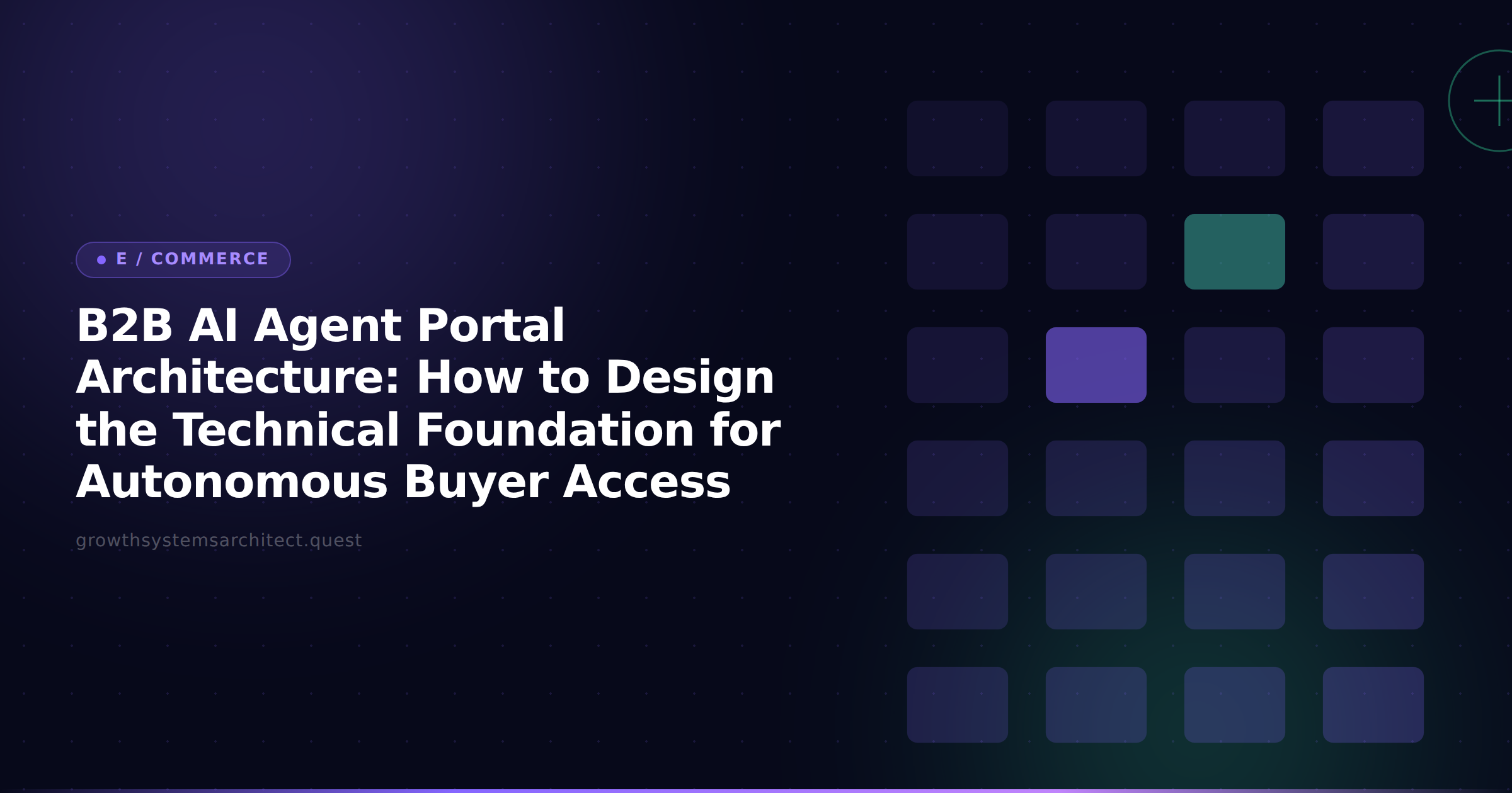 B2B AI Agent Portal Architecture: How to Design the Technical Foundation for Autonomous Buyer Access