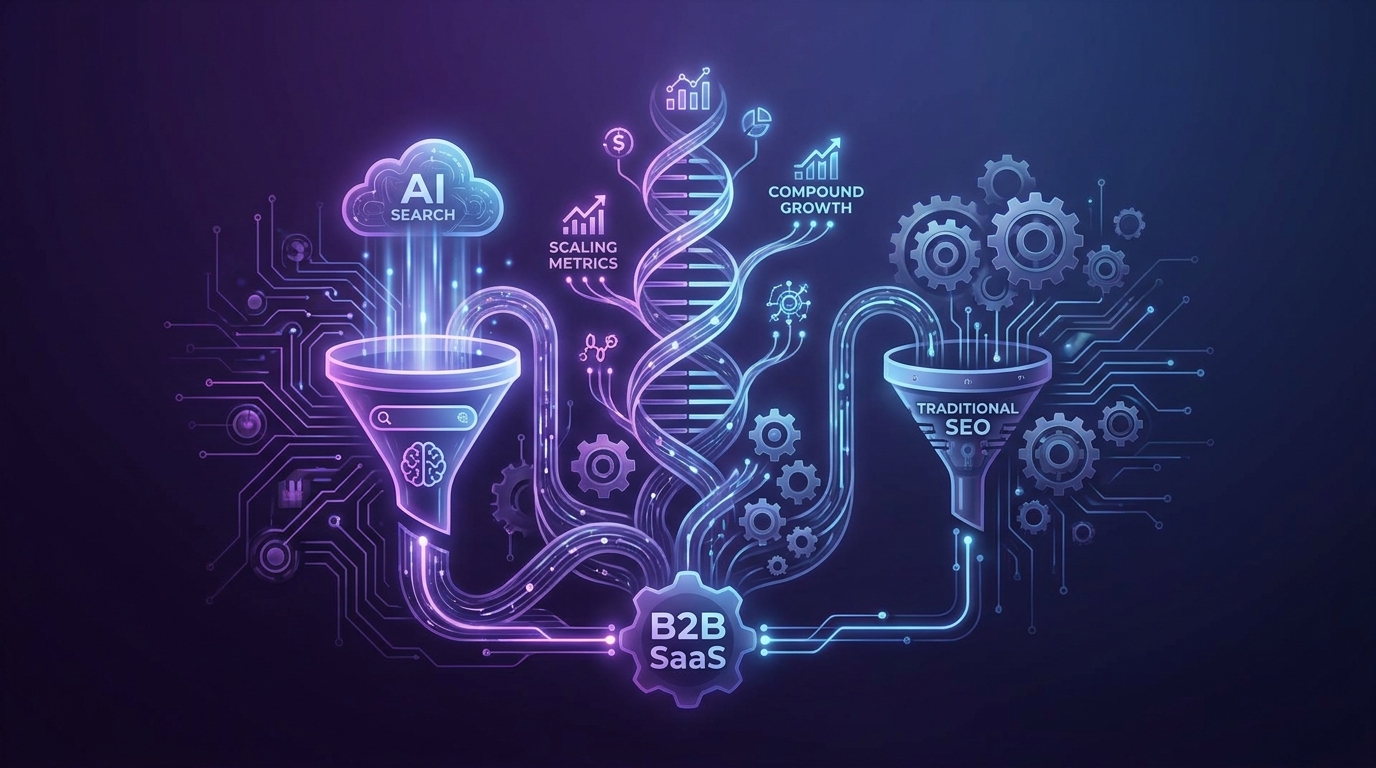 AI Search Visibility vs Traditional SEO Funnel for B2B SaaS: What Changes, What Stays, and How to Adapt
