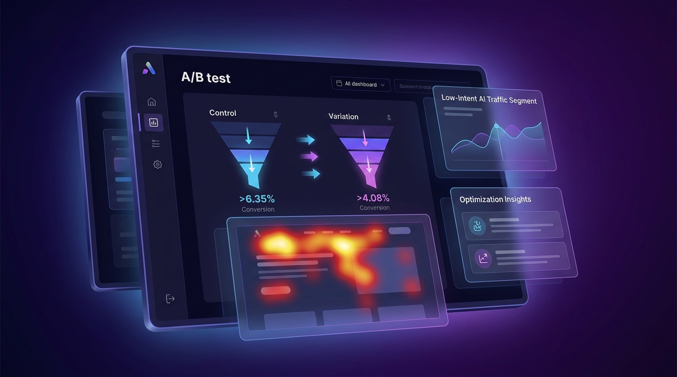 Optimizing for Low-Intent AI-Referred Traffic: 8 CRO Tactics That Rescue Soft Conversions