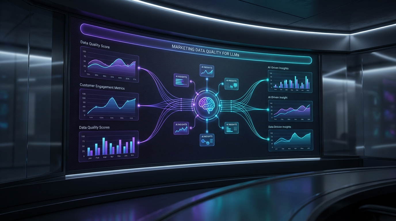 Marketing Data Quality for LLMs: How to Audit, Clean, and Prepare Your Data Stack Before It Feeds an AI Model