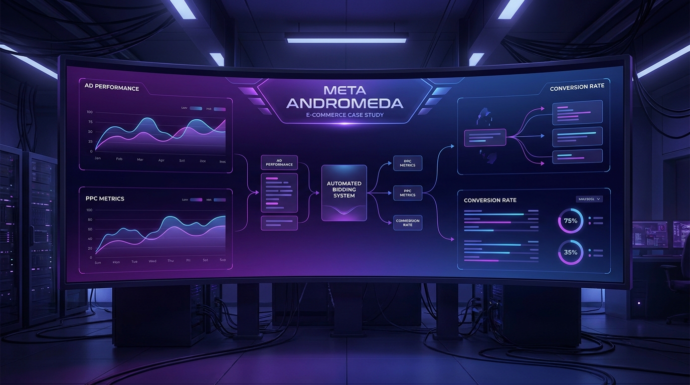 How an E-Commerce Brand Cut CPA 41% by Rebuilding Their Meta Strategy Around Andromeda Creative Signals