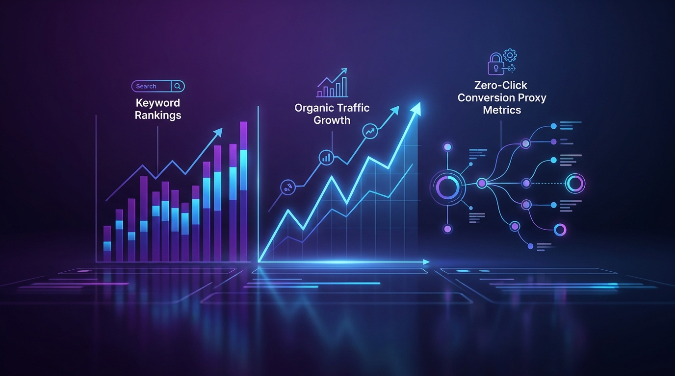 Zero-Click Conversion Proxy Metrics: The 7 Signals That Prove SEO Value When There Is No Click to Measure