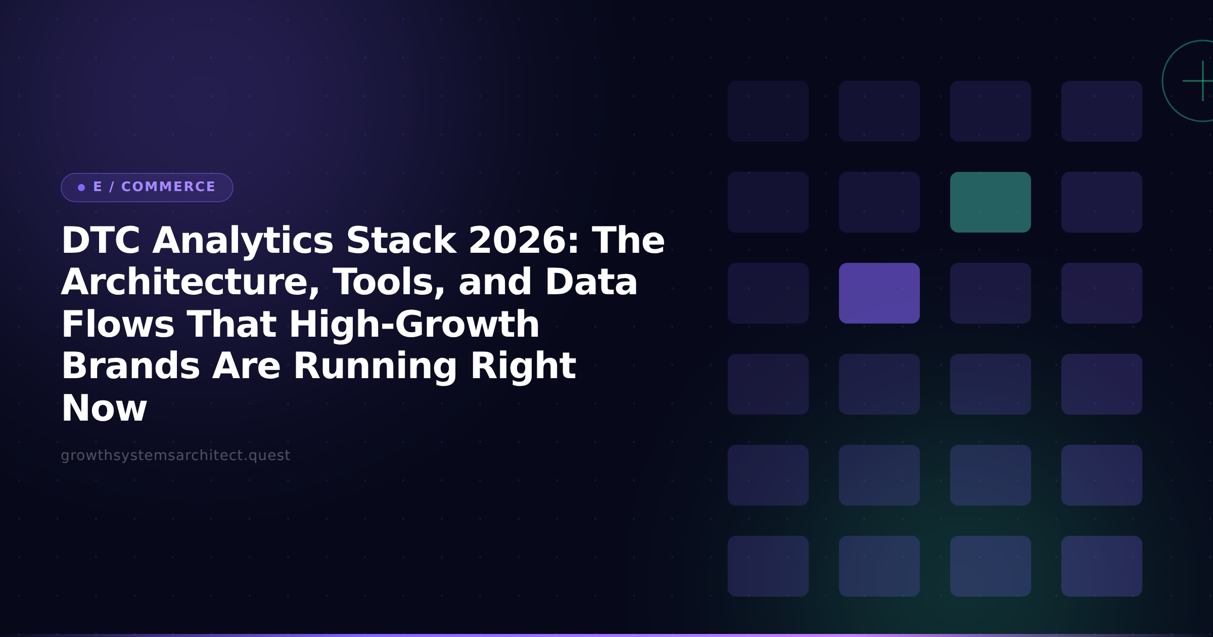 DTC Analytics Stack 2026: The Architecture, Tools, and Data Flows That High-Growth Brands Are Running Right Now