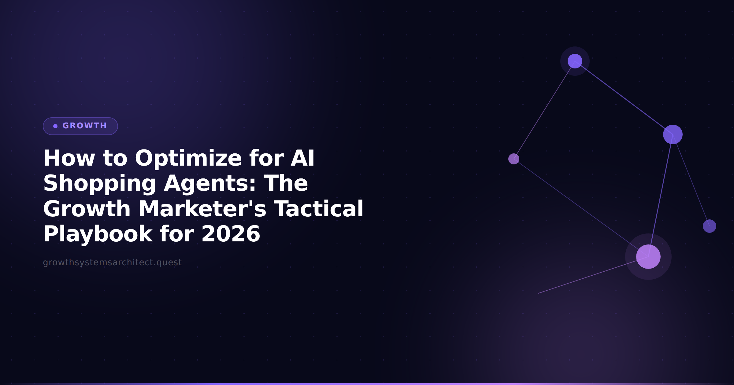 How to Optimize for AI Shopping Agents: The Growth Marketer's Tactical Playbook for 2026