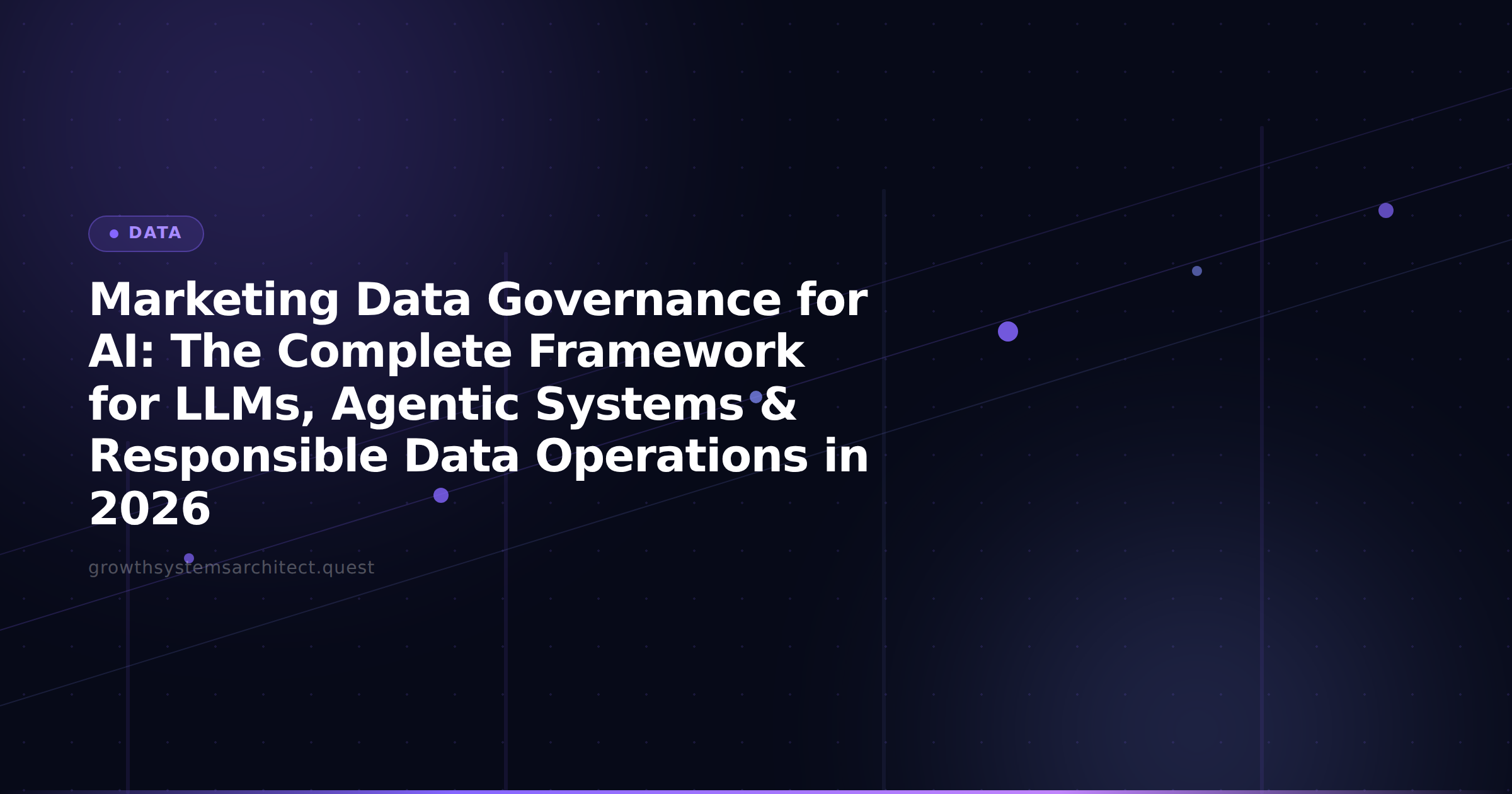 Marketing Data Governance for AI: The Complete Framework for LLMs, Agentic Systems & Responsible Data Operations in 2026