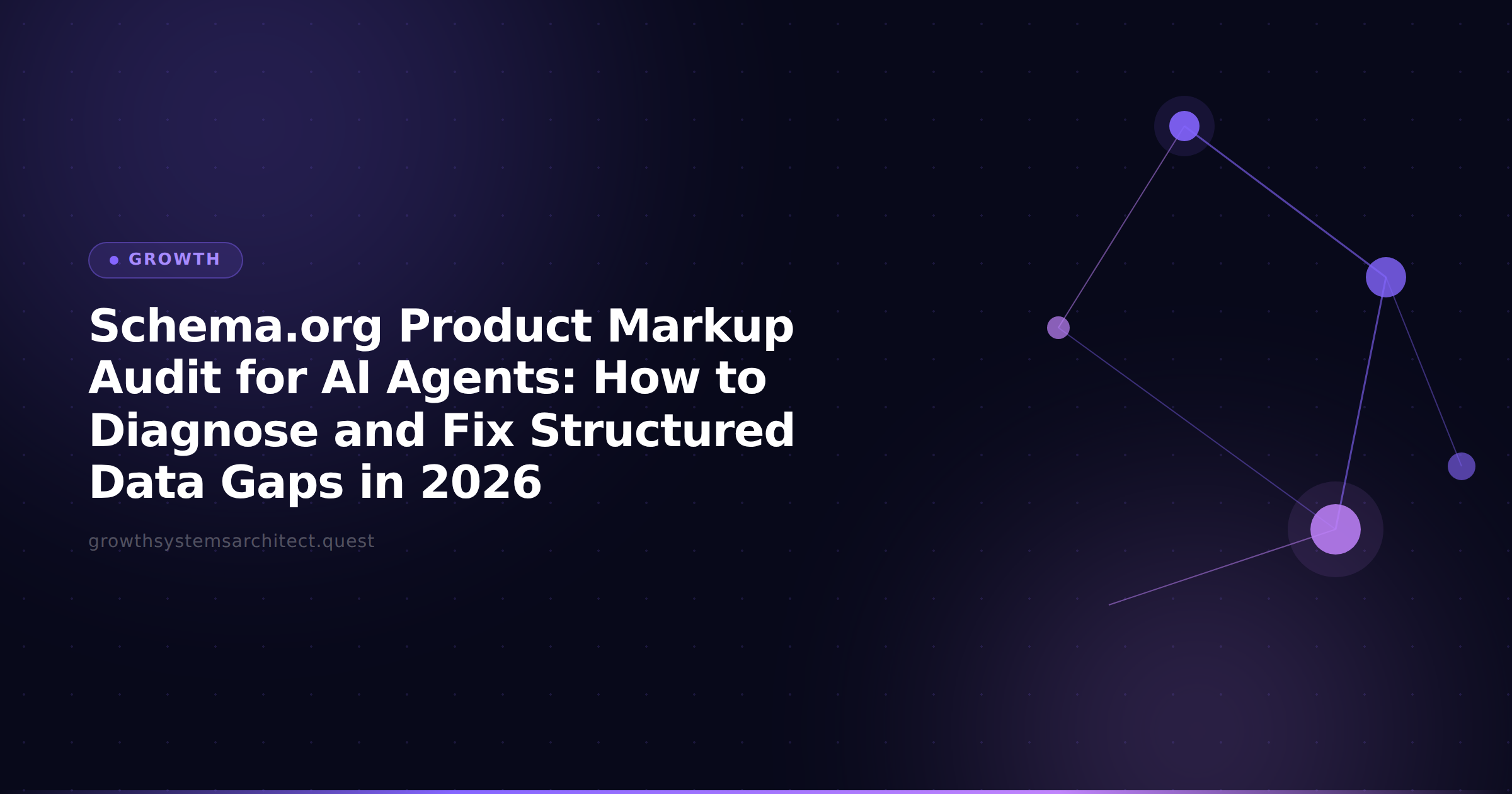 Schema.org Product Markup Audit for AI Agents: How to Diagnose and Fix Structured Data Gaps in 2026