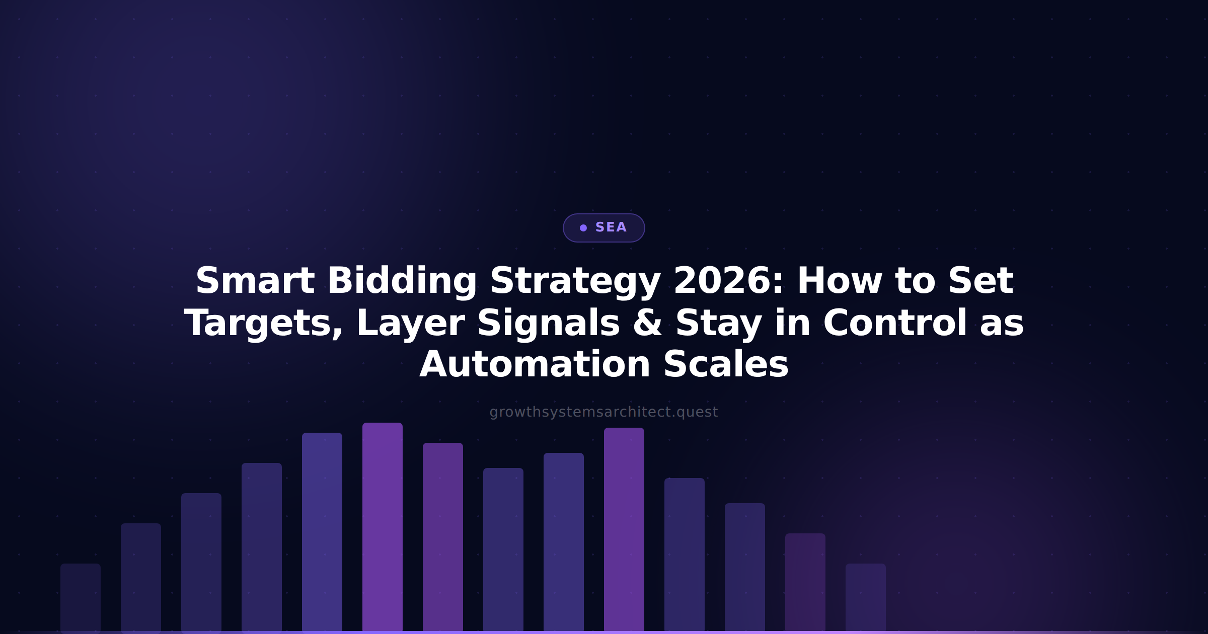 Smart Bidding Strategy 2026: How to Set Targets, Layer Signals & Stay in Control as Automation Scales