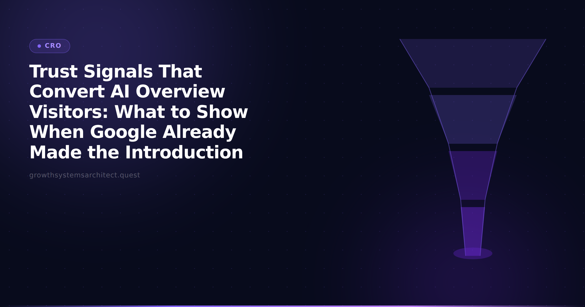 Trust Signals That Convert AI Overview Visitors: What to Show When Google Already Made the Introduction
